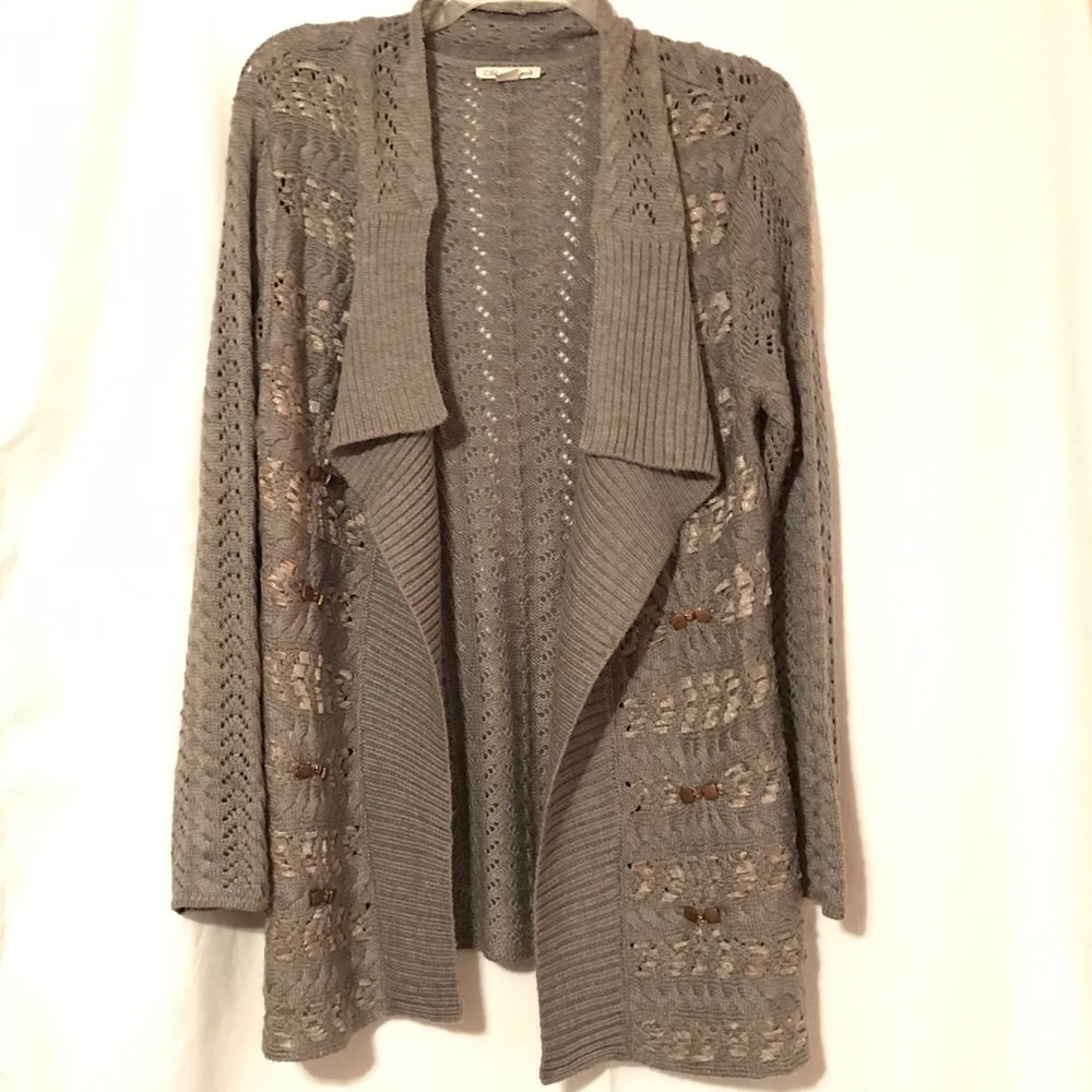 NWOT Coldwater Creek Embellished Cardigan • Large